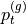 p^{(g)}_t