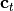 \mathbf{c}_t