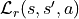 \mathcal{L}_r(s, s', a)