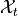 \mathcal{X}_t