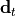 \mathbf{d}_{t}