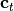 \mathbf{c}_t